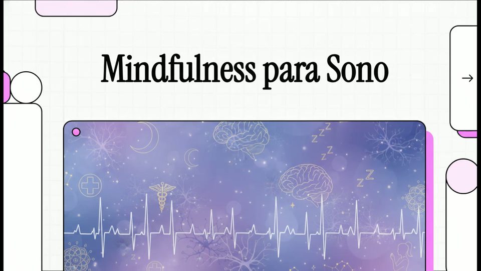 Capa do vídeo de apresentação do Programa de Mindfulness para Insônia.
